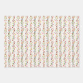 優エレガントしい花模様 ラッピングペーパーシート (正面2)