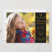 優エレガントれた看護 |医学部卒業 招待状 (正面)