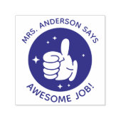 優カスタムれた職業先生校を卒業 セルフインキングスタンプ (デザイン)