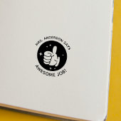 優カスタムれた職業先生校を卒業 ラバースタンプ