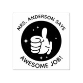 優カスタムれた職業先生校を卒業 ラバースタンプ (インプリント)