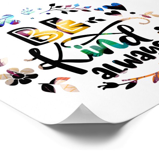 優カラフルしい ポスター (角)