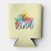 優カラフルしく飛び絵を描散る 缶クーラー (正面)