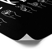 優ストップしさが親切な手話 ポスター (角)