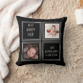 優パーソナライズされたしい二つの写真テンプレート クッション (ブランケット)