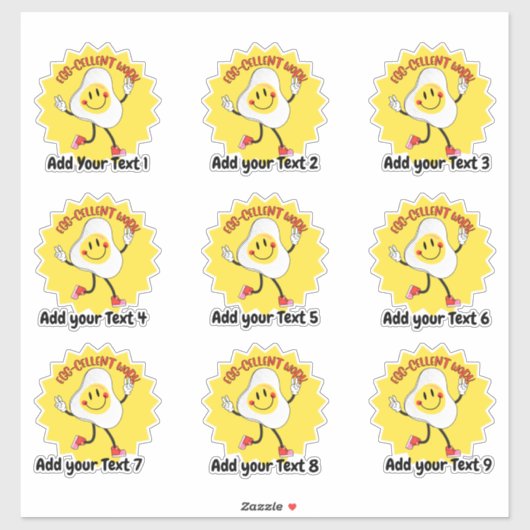 優パーソナライズされたれた食品先生報酬シール シール (シート)