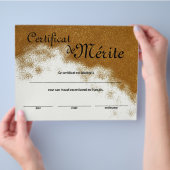 優フランスの先性証明書の種類 チラシ (手)