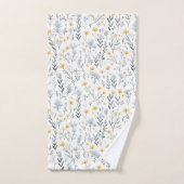 優ミニマルしいカラフルガーデンワイルドフラワー子供部屋 バスタオルセット (ハンドタオル)