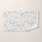 優ミニマルしいカラフルガーデンワイルドフラワー子供部屋 バスタオルセット (ハンドタオル)