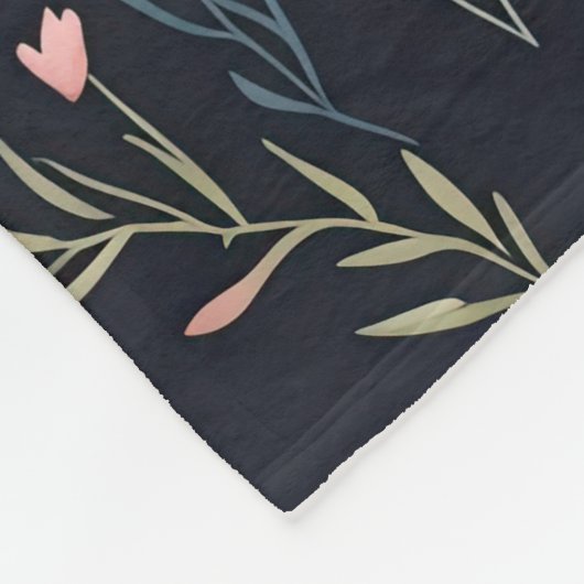 優ミニマルしいカラフルガーデンワイルドフラワー子供部屋 フリースブランケット (角)