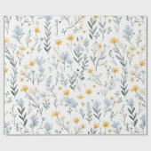 優ミニマルしいカラフルガーデンワイルドフラワー子供部屋 ラッピングペーパー (フラット)