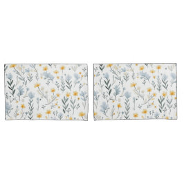 優ミニマルしいカラフルガーデンワイルドフラワー子供部屋 枕カバー