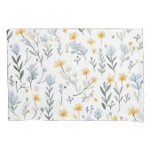 優ミニマルしいカラフルガーデンワイルドフラワー子供部屋 枕カバー (正面左)