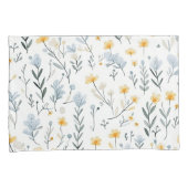 優ミニマルしいカラフルガーデンワイルドフラワー子供部屋 枕カバー (正面右)