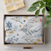 優ミニマルしいカラフルガーデンワイルドフラワー子供部屋 薄葉紙 (ギフト)