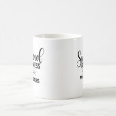 優モダン情を広める コーヒーマグカップ (中央)