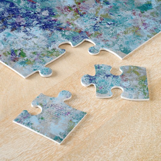 優ユニークモダンれた抽象芸術デザイン ジグソーパズル (側面)