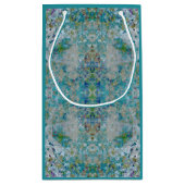 優ユニークモダンれた抽象芸術デザイン スモールペーパーバッグ (裏面)