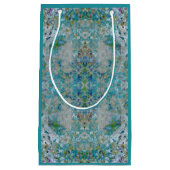 優ユニークモダンれた抽象芸術デザイン スモールペーパーバッグ (正面)