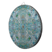 優ユニークモダンれた抽象芸術デザイン ダーツボード (正面右)