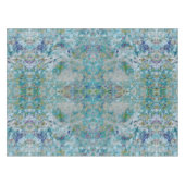 優ユニークモダンれた抽象芸術デザイン テーブルクロス (正面(横))