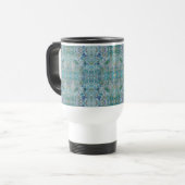 優ユニークモダンれた抽象芸術デザイン トラベルマグ (正面左)