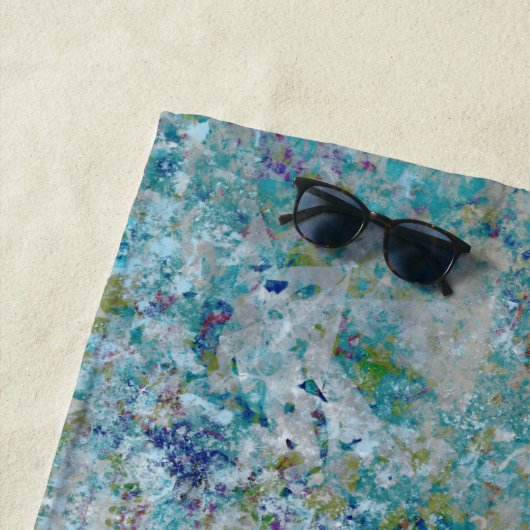 優ユニークモダンれた抽象芸術デザイン ビーチタオル (インサイチュ)