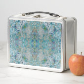 優ユニークモダンれた抽象芸術デザイン メタルランチボックス (インサイチュ)