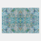 優ユニークモダンれた抽象芸術デザイン ラッピングペーパーシート (正面2)