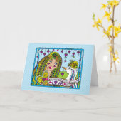 優与えしさ(_Greeting) カード (黄色い花)