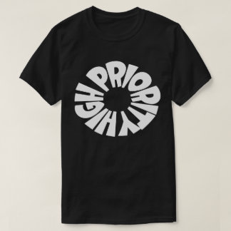 優先度の高いブランド黒のTシャツ Tシャツ