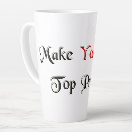 優先度1 カフェラテマグ (左アングル)