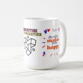 優先度 コーヒーマグカップ (正面右)