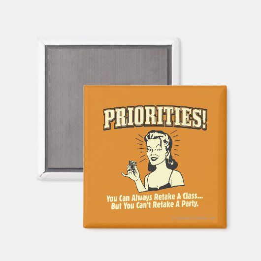 優先順位：クラスを常に取り戻すことができる マグネット (正面/裏面)