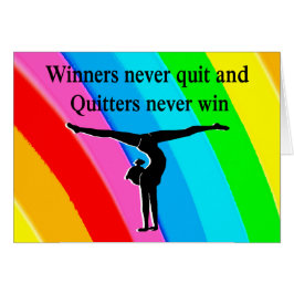 優勝した体操選手