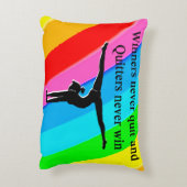 優勝した体操選手 アクセントクッション (裏面(縦))