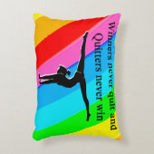 優勝した体操選手 アクセントクッション (正面(垂直))