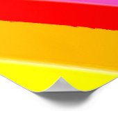 優勝した体操選手 ポスター (角)