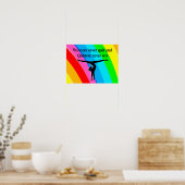 優勝した体操選手 ポスター (キッチン)