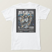 優勝メンタリティTシャツ – やる気を起こさせる Sports Te Tシャツ (デザイン裏面)