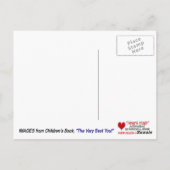 優勝者の肯定ブルーターコイズ水玉模様 ポストカード (裏面)