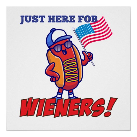 優勝者のTシャツを目当てにここに来てるだけだ | 独立 ポスター (正面)