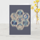 優勝者カード017 カード (黄色い花)