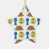 優勝者チキンディナーパターン セラミックオーナメント (右)