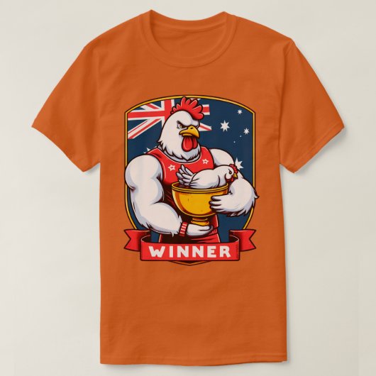 優勝者チキンディナー11 Tシャツ (デザイン正面)