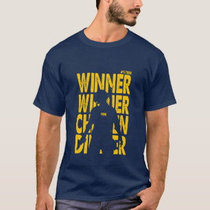 優勝者チキンディナー 特別なPUBGデザイン Tシャツ