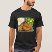 優勝者チキンディナー Tシャツ (正面)