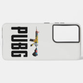 優勝者チキンディナーPUBG S21ウルトラケース SAMSUNG GALAXYケース (左側面)