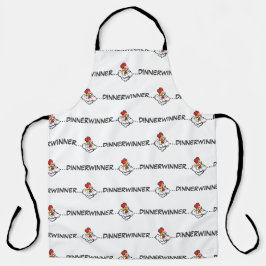 「優勝者ディナー」グリルエプロンのオリンピアの努力 エプロン