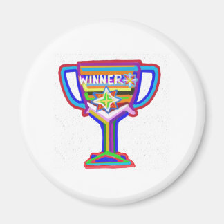 優勝者：手作りトロフィー：優秀性を奨励 マグネット